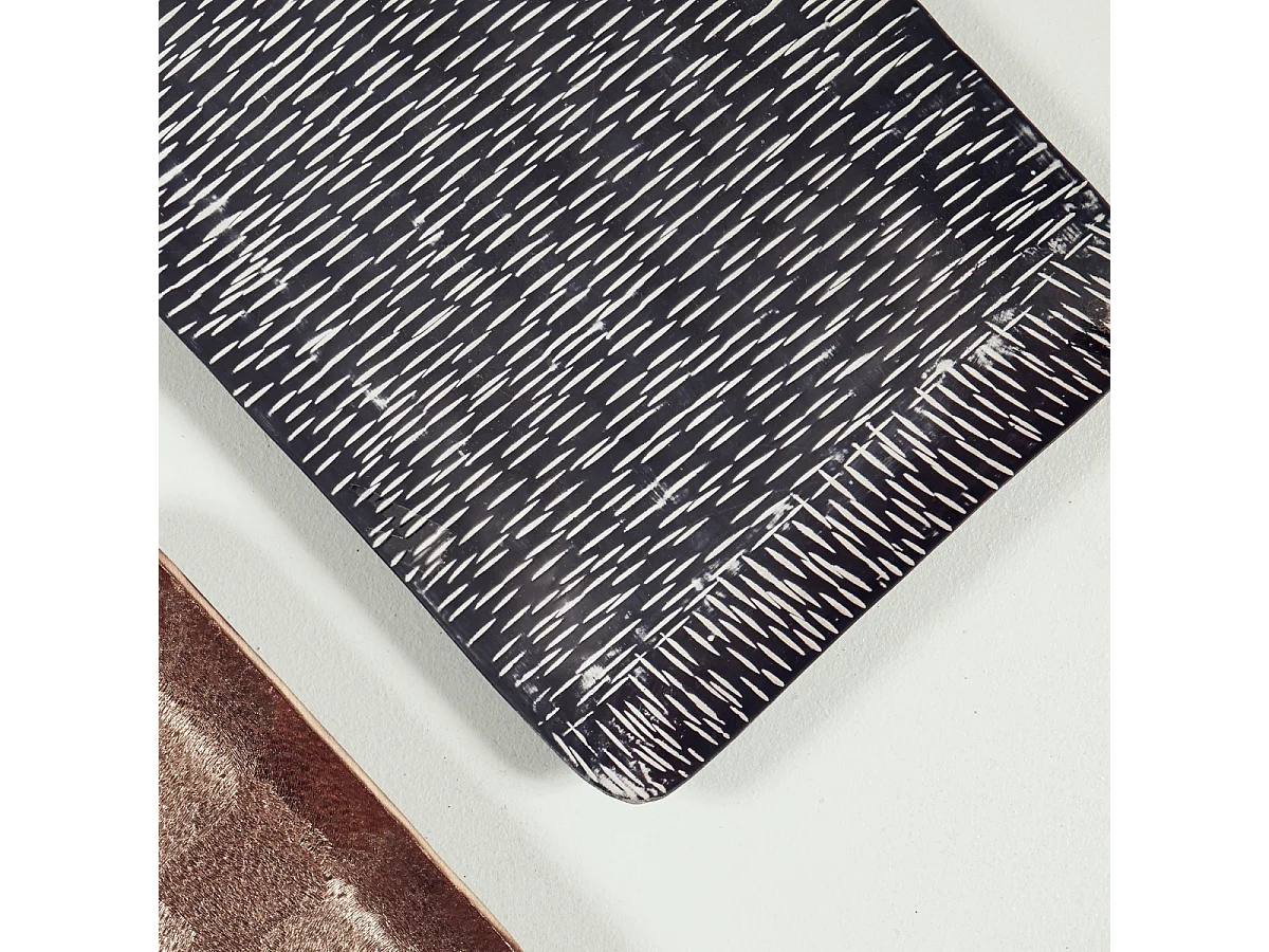 Plateau décoratif Code - Noir