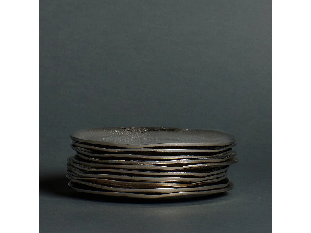 Plateau décoratif - Argenté