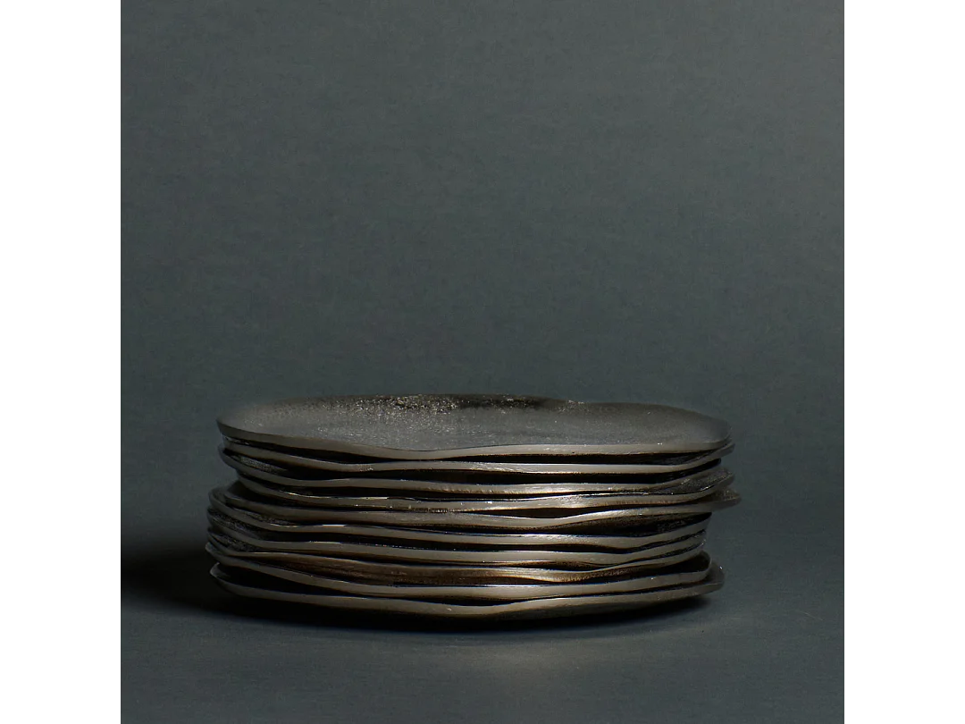 Plateau décoratif - Argenté