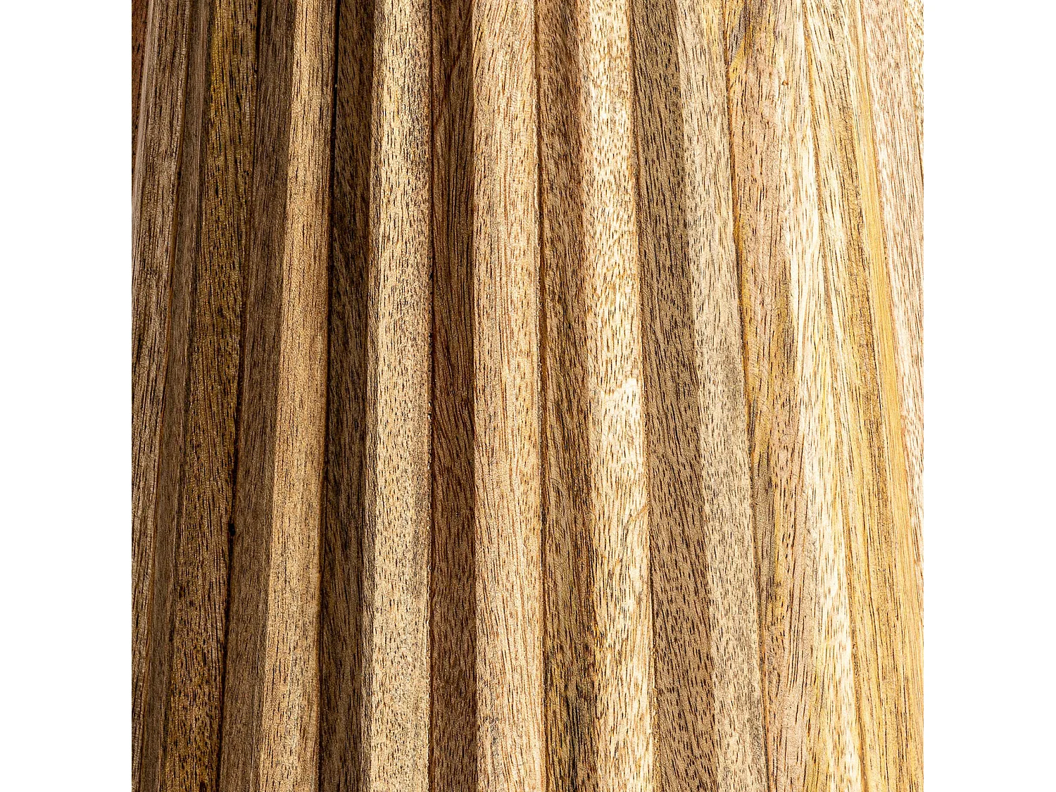 Table basse plissé wood