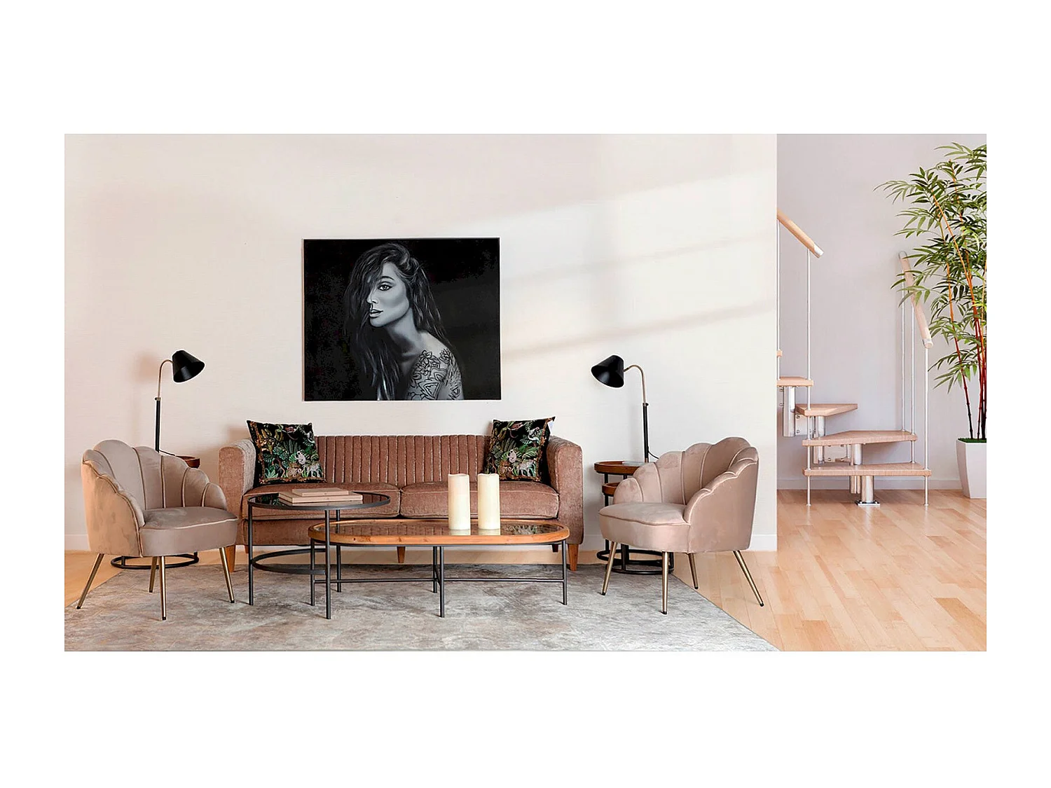 Table basse solden (lot de 2)