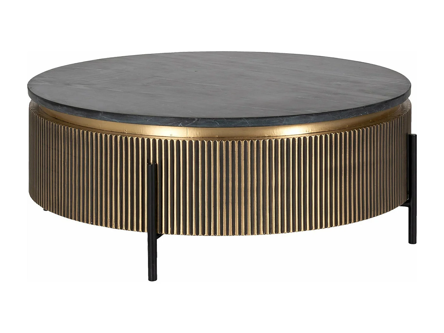 Table de salon Ironville 90Ø