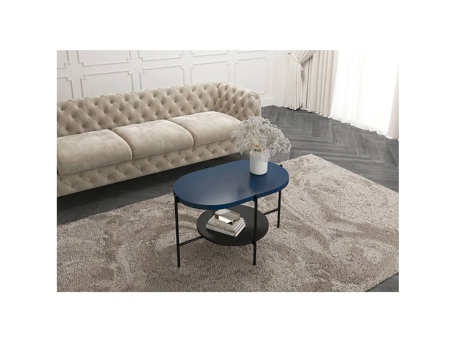 Table basse Arena 80 x 50 x 50 cm Bois