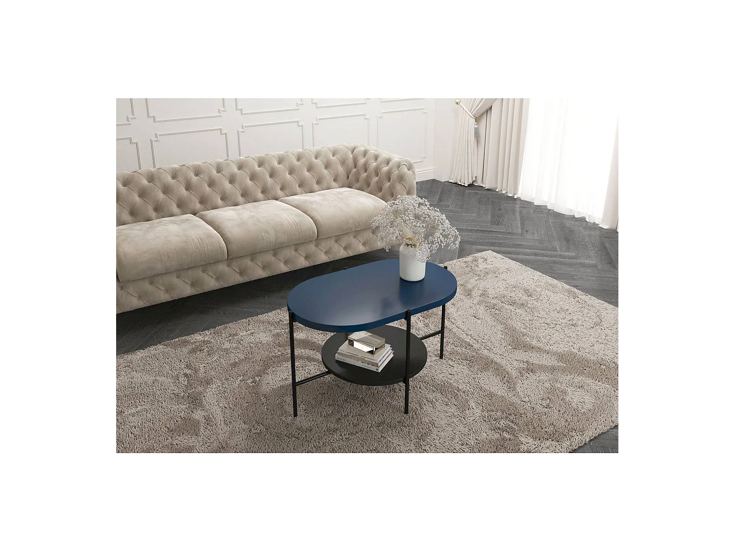 Table basse Arena 80 x 50 x 50 cm Bois