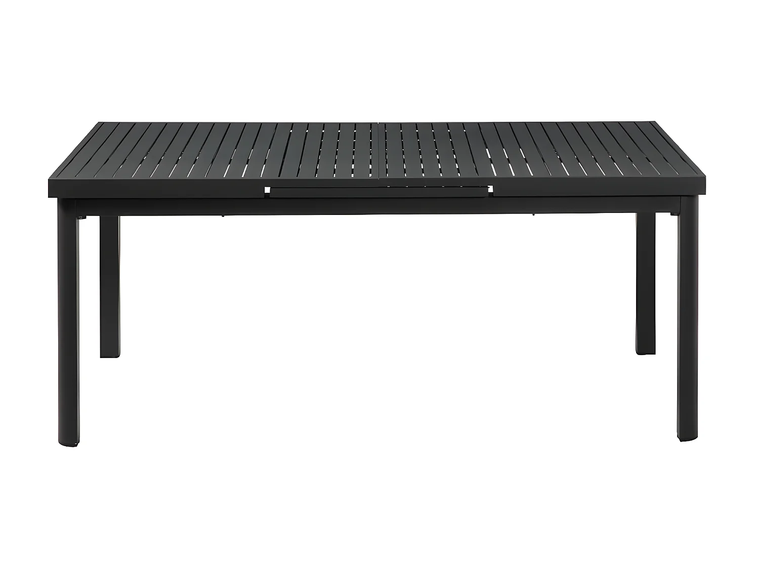 Mesa de jardín extensible de aluminio 180/240 cm - Antracita - NAURU