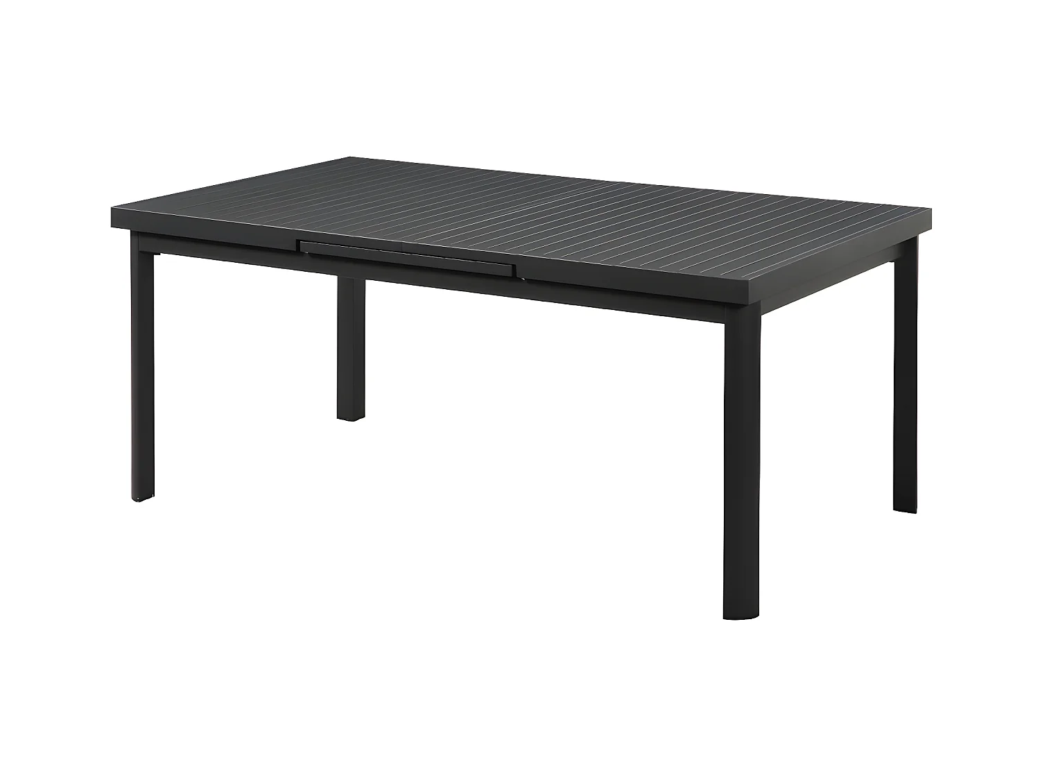 Table de jardin extensible en aluminium L.180/240cm - Anthracite - NAURU de MYLIA