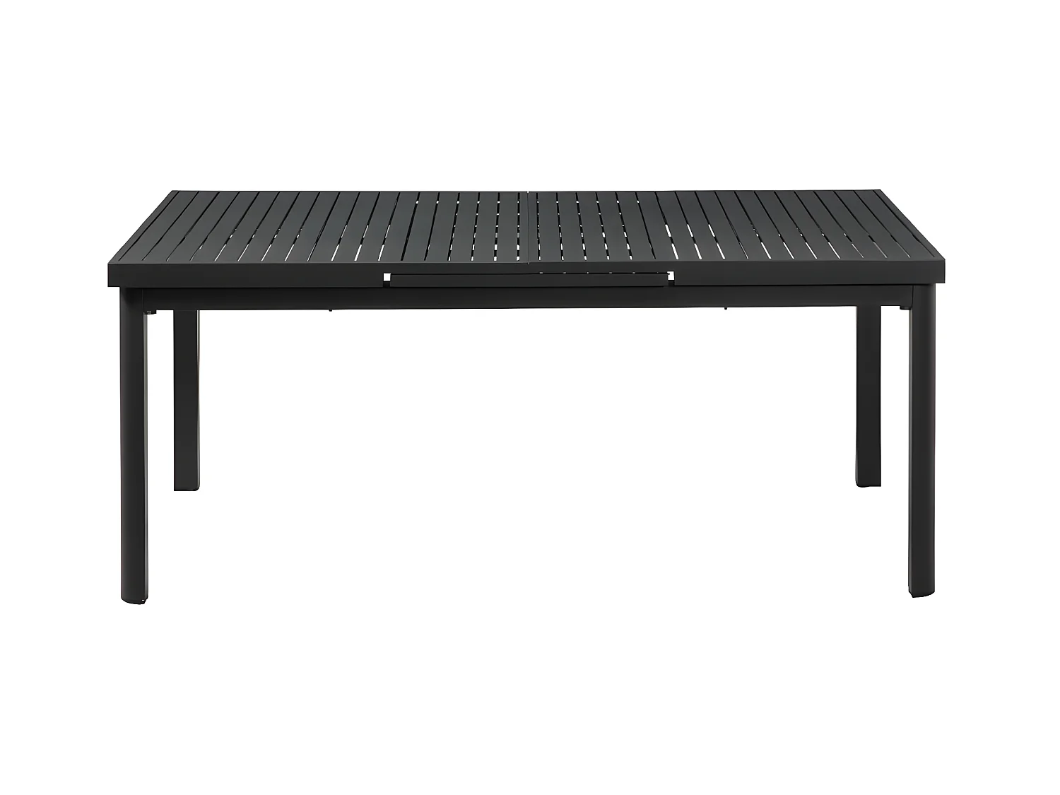 Table de jardin extensible en aluminium L.180/240cm - Anthracite - NAURU de MYLIA