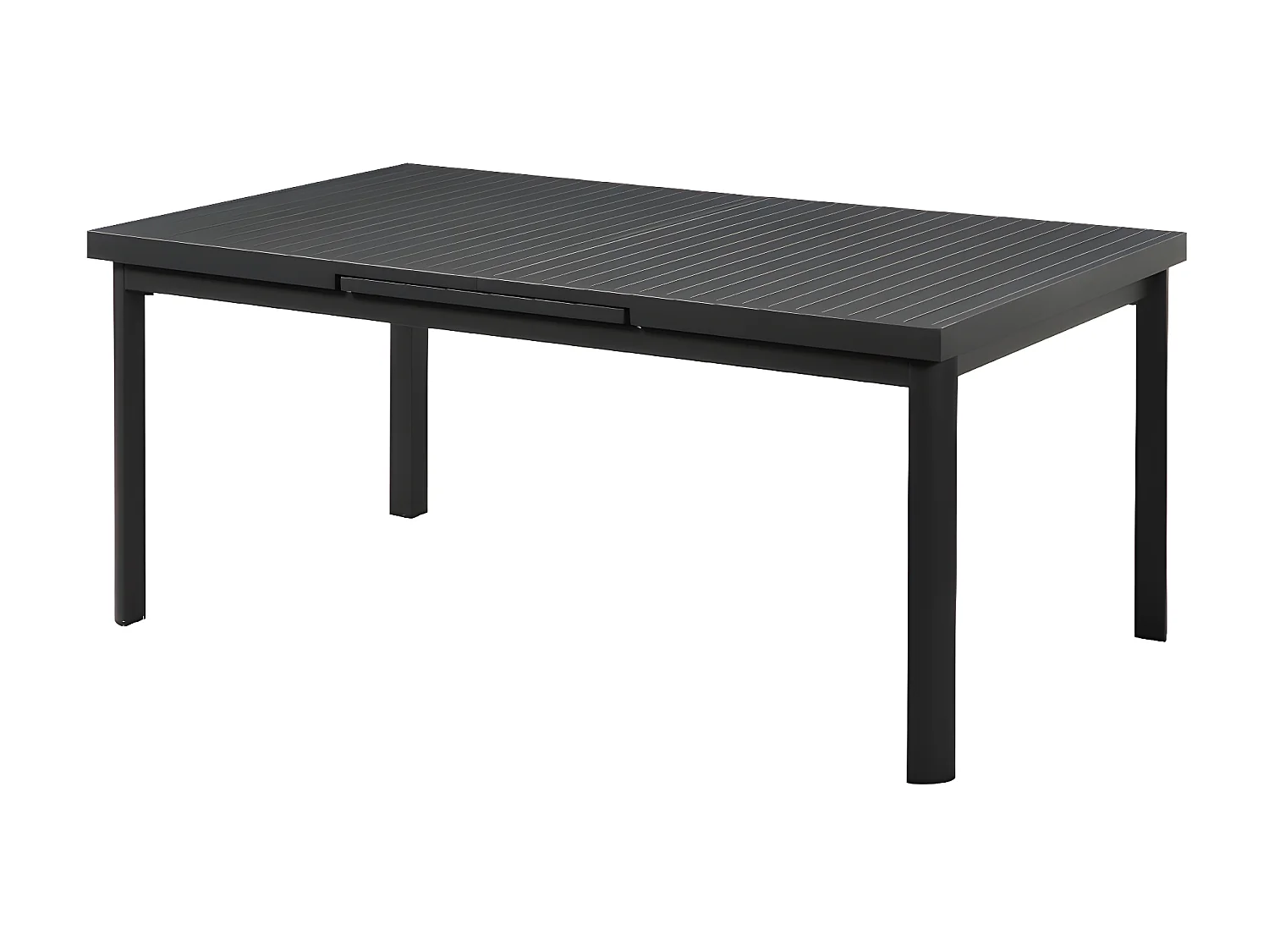 Table de jardin extensible en aluminium L.180/240cm - Anthracite - NAURU de MYLIA