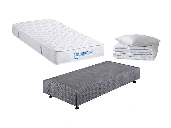 Sparset PRESTIGE 90 x 190 cm Bettgestell grau