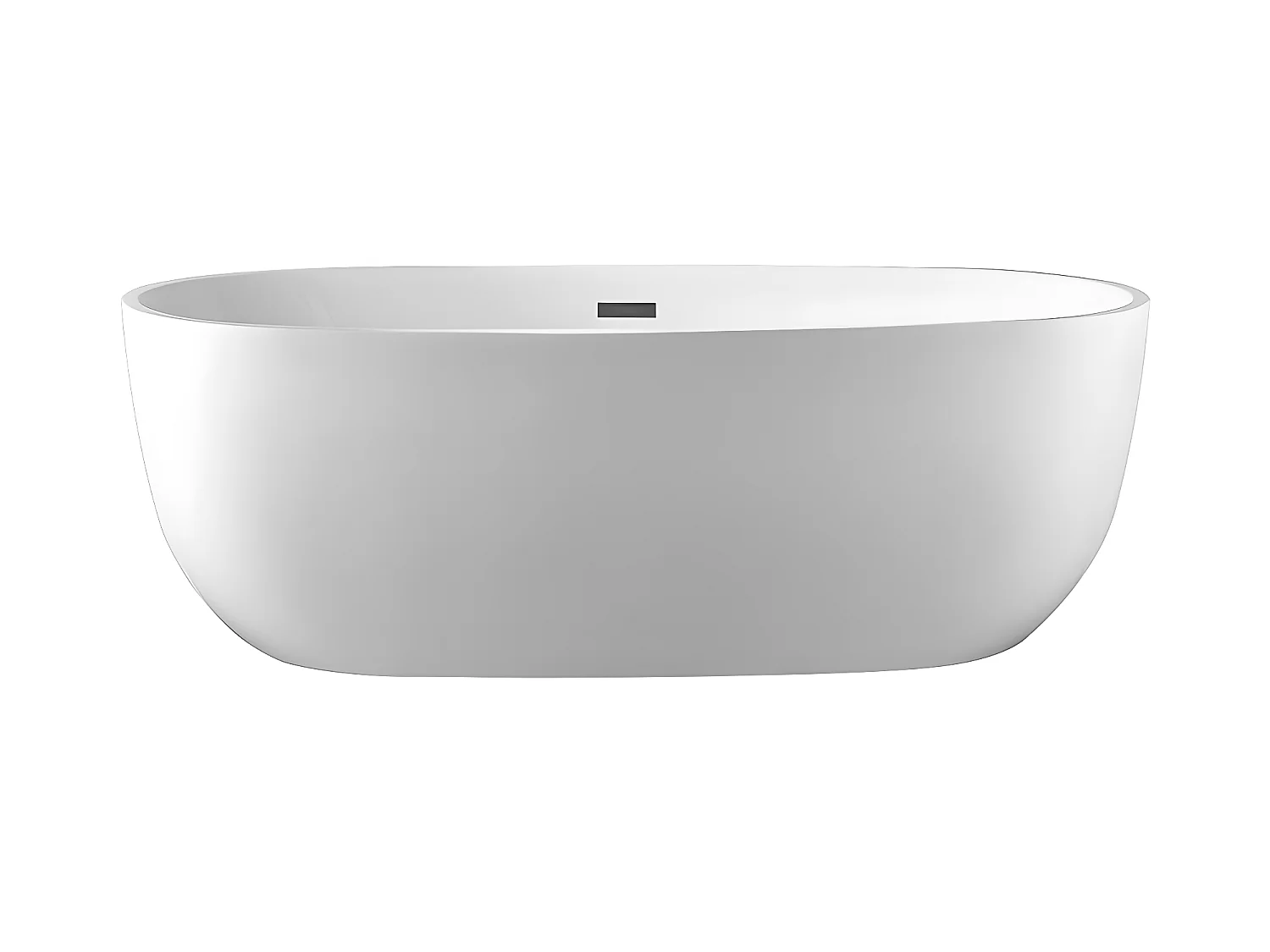 Bañera exenta - 238L - 170 x 80 x 58 cm - blanco - Acrílico - NICA