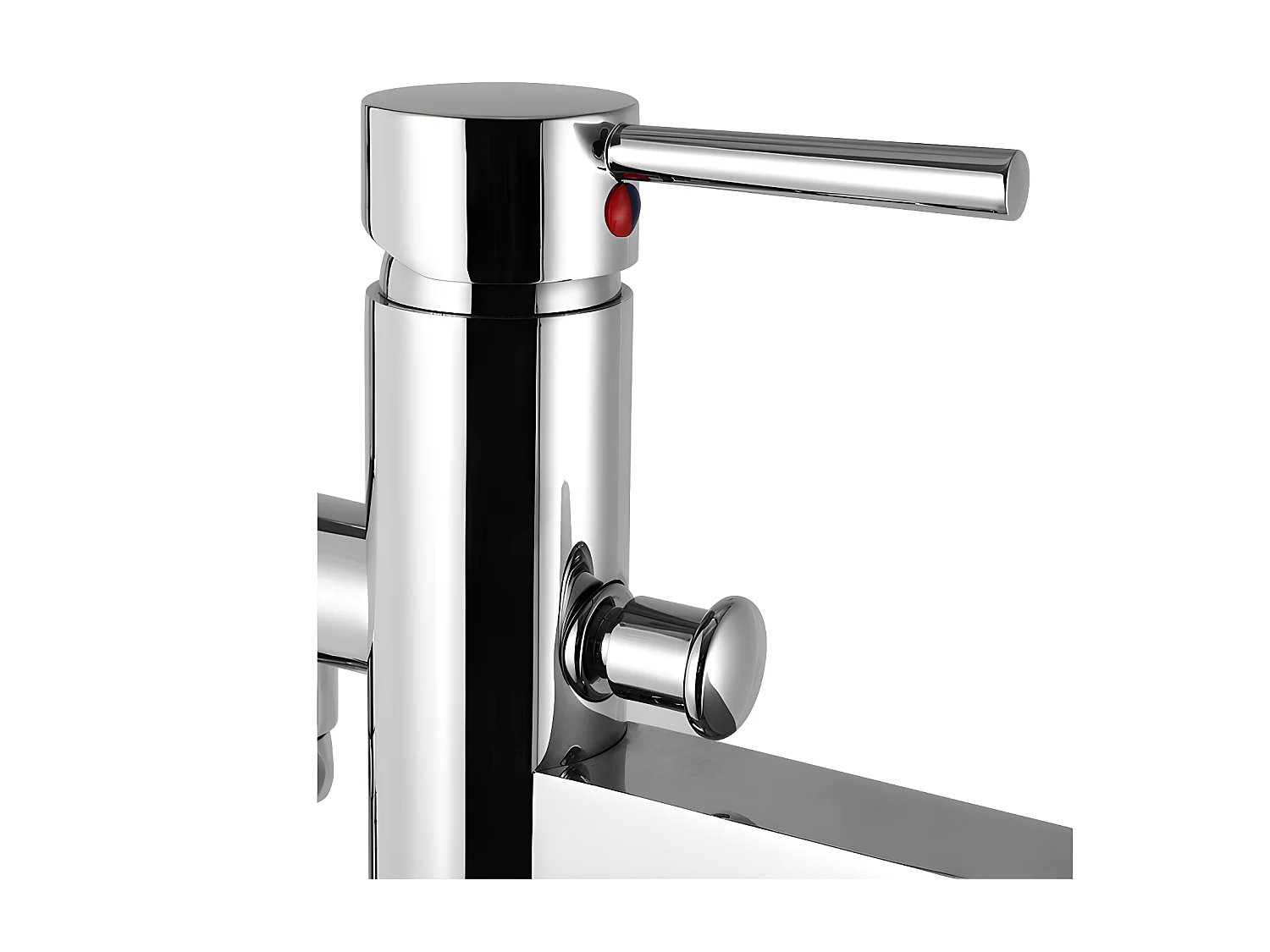 Robinet mitigeur sur pied HARU - Chrome