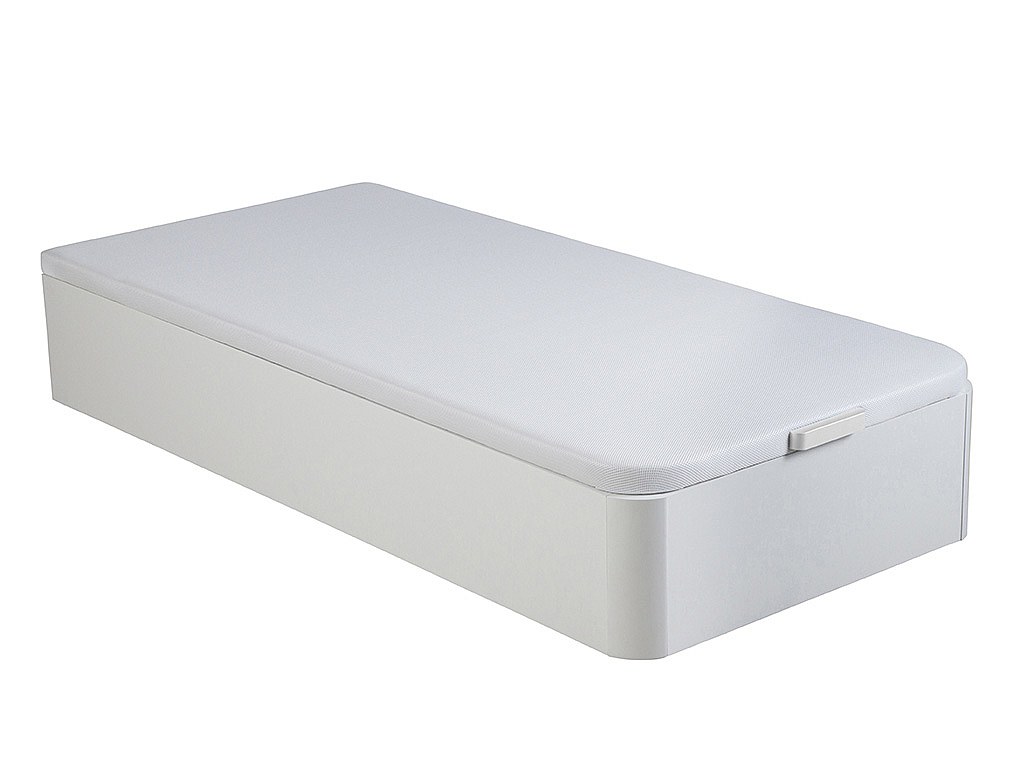 Bettgestell mit Bettkasten - 90 x 190 cm - Weiß matt - HESTIA von YSMÉE günstig online kaufen