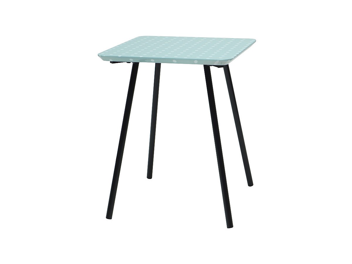 Beistelltisch Holz & Metall THEIA - Blau & Weiß kaufenb