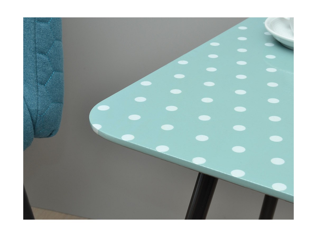 Beistelltisch Holz & Metall THEIA - Blau & Weiß kaufenb