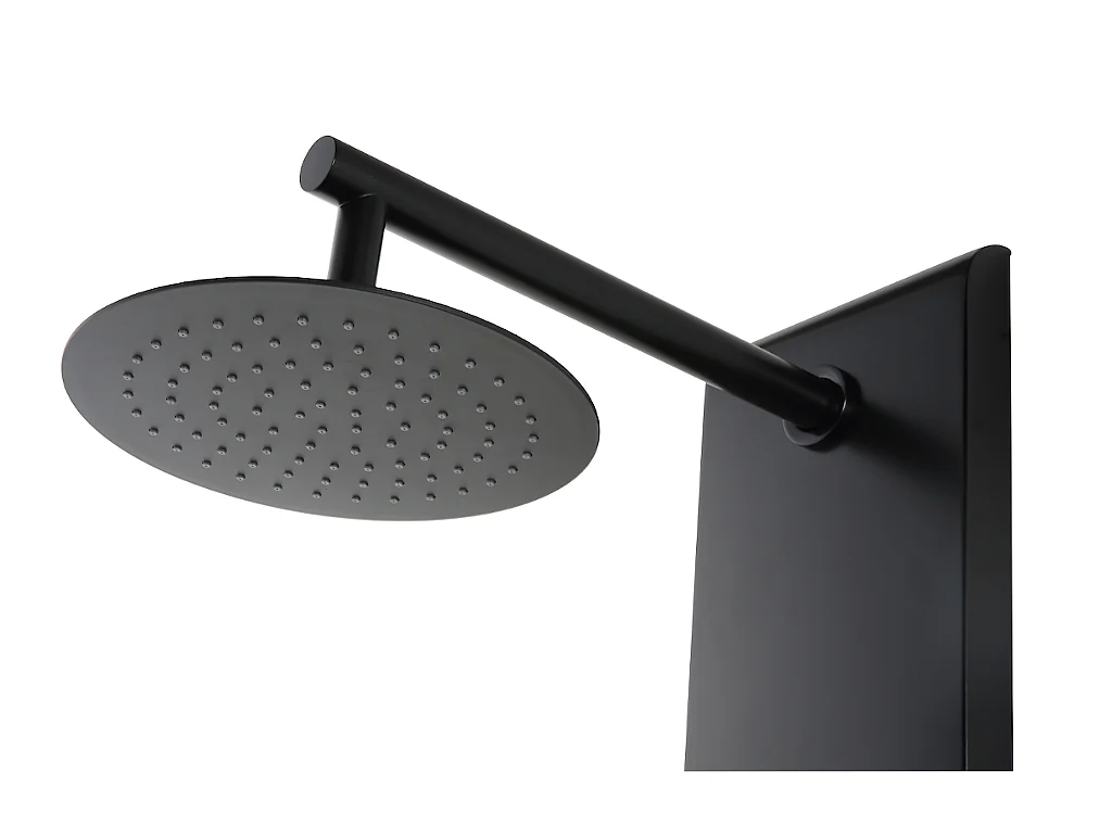 Colonna da doccia idromassaggio JUBIDA - nero - 20x130 cm