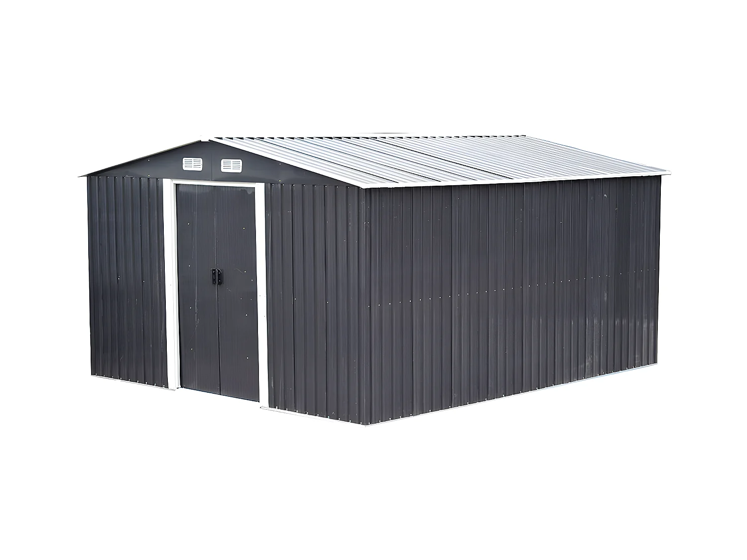 Haveskur metal galvaniseret stålstålhytte i stål 12,5 m² - MANSO