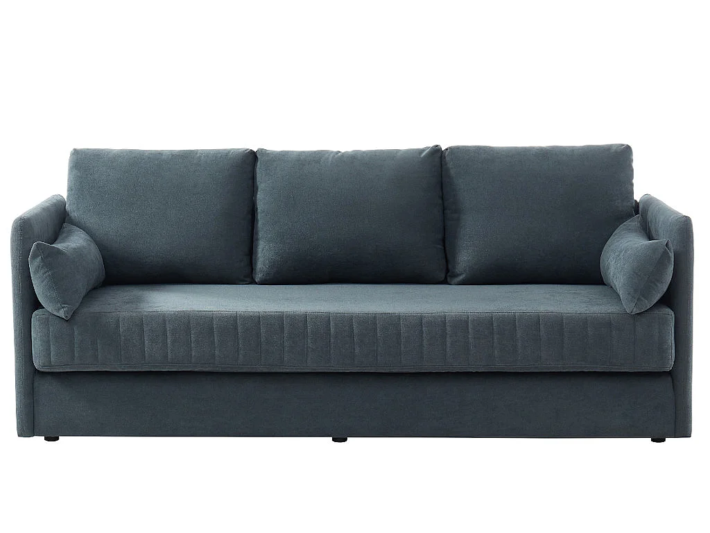 Sofá cama de 3 plazas de tela GRECCO - Gris