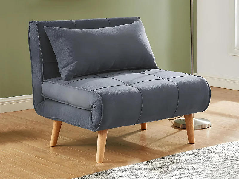 Schlafsessel - Stoff - Grau - CHILA