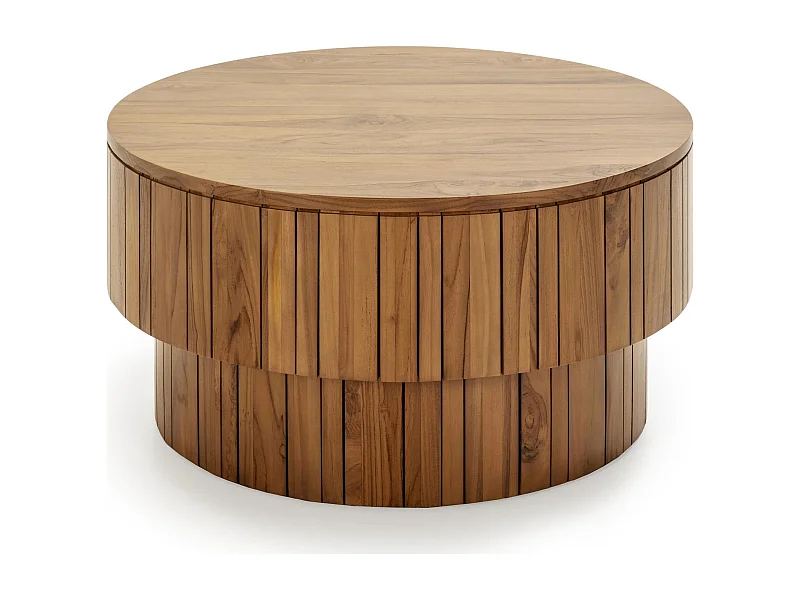 Table basse Bois de Teck Naturel