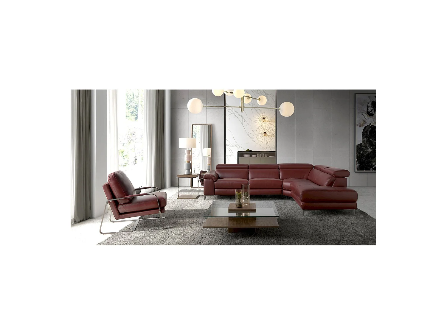 Table basse bois plateau en verre trempé