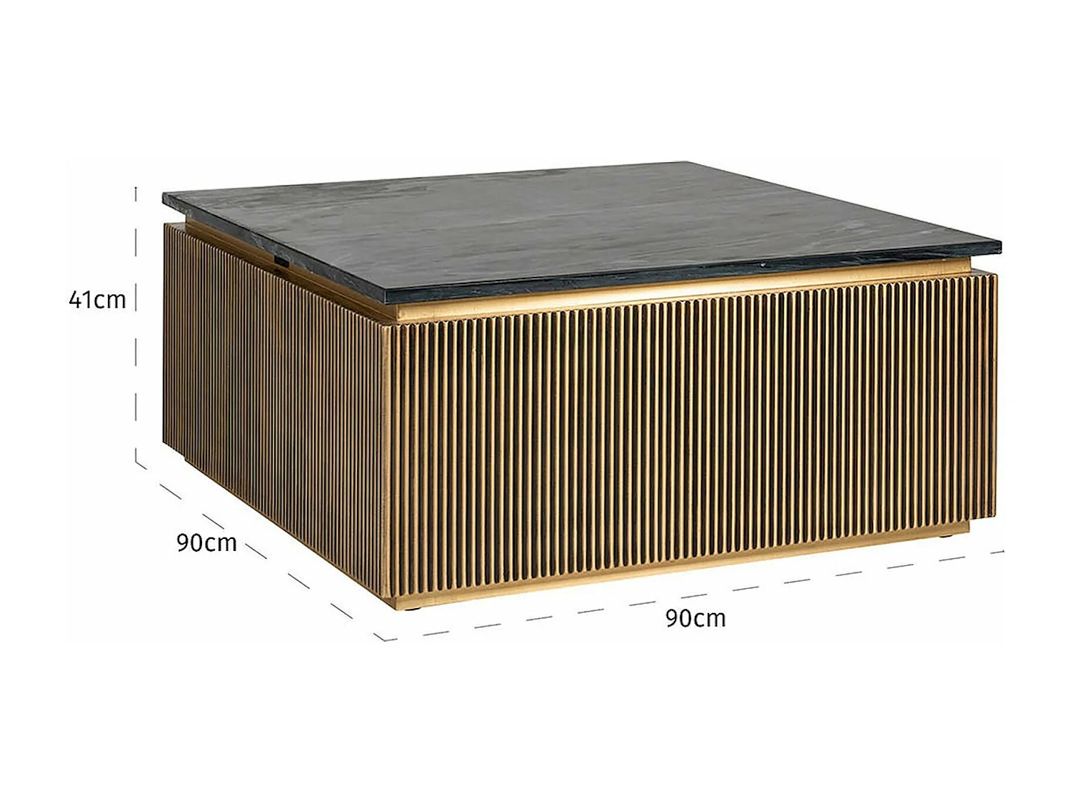 Table de salon Ironville