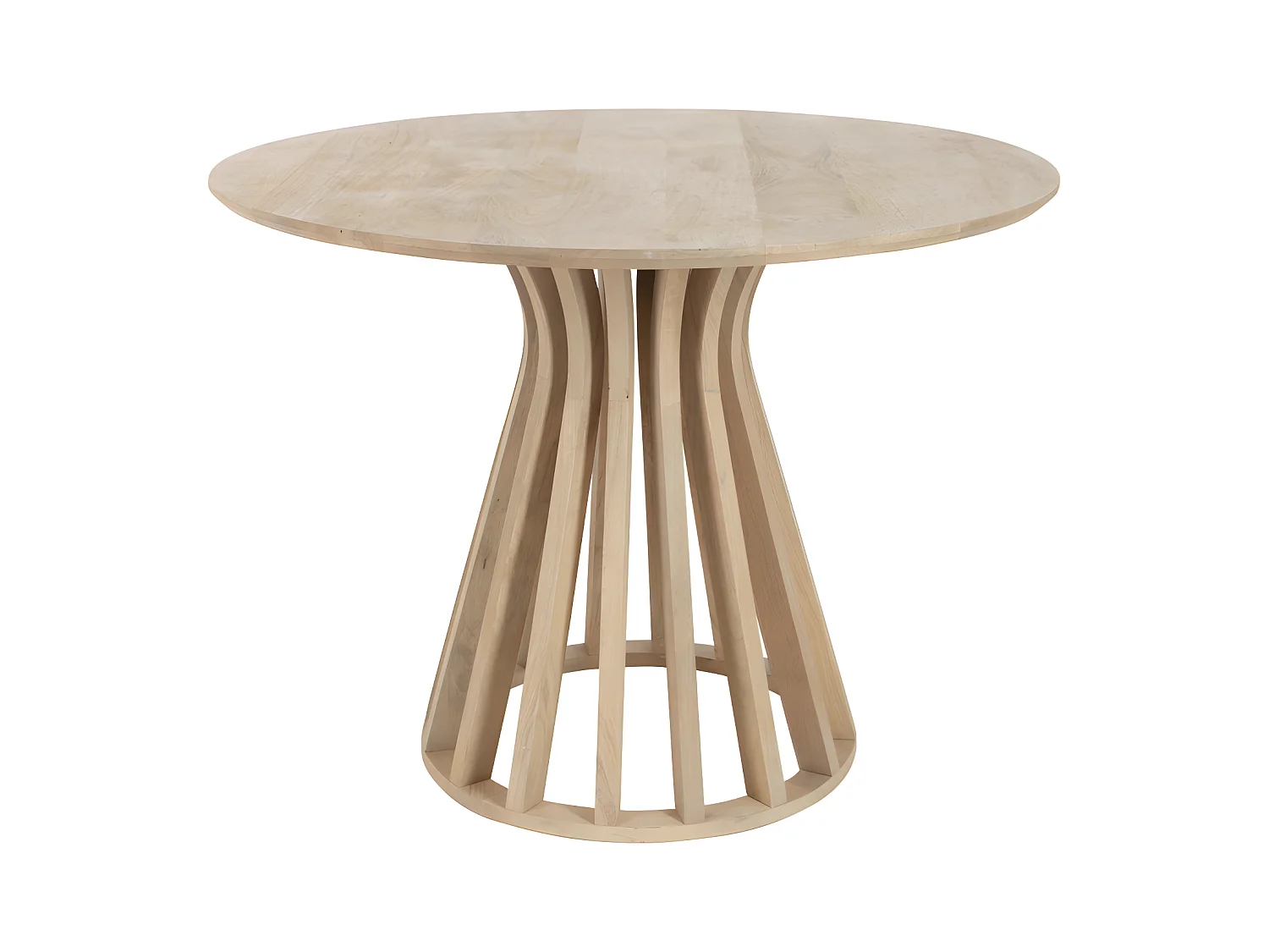 Table de Repas en Bois "Connie" 110cm Naturel