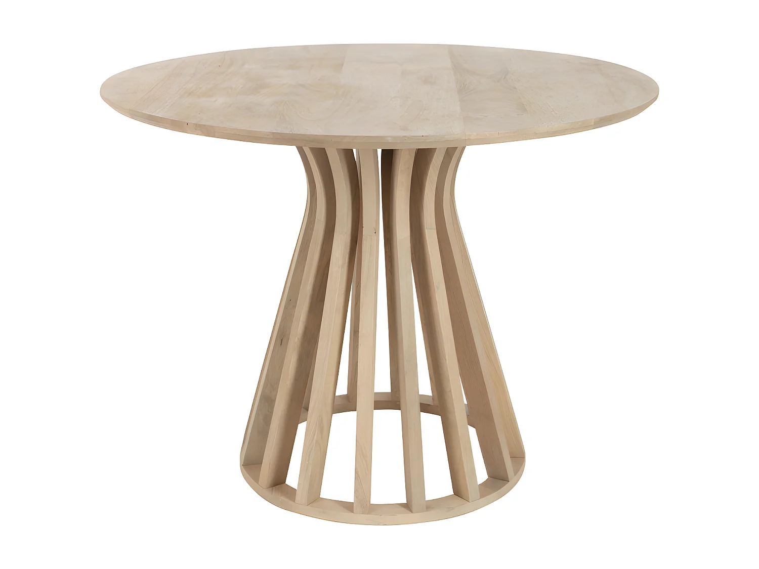 Table de Repas en Bois "Connie" 110cm Naturel