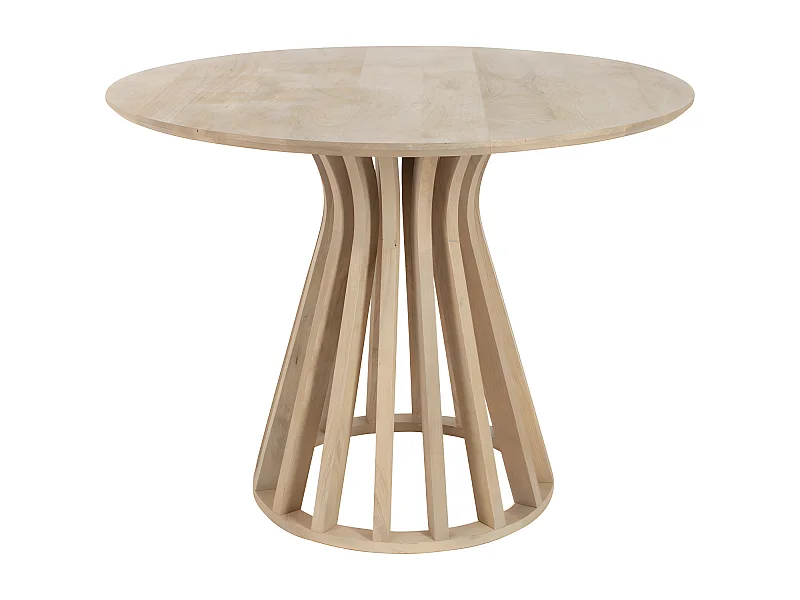 Table de Repas en Bois "Connie" 110cm Naturel