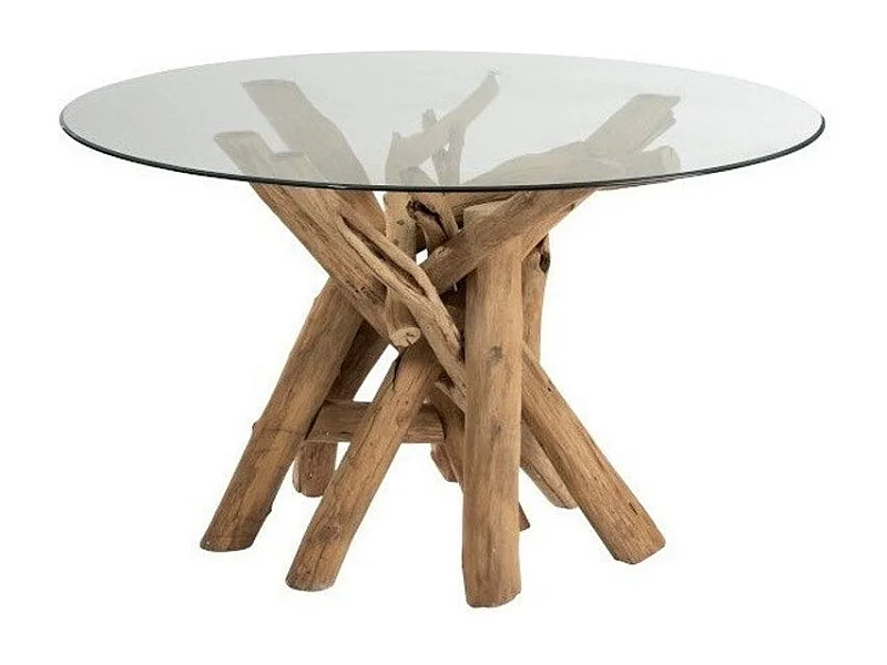 Table à Manger Design "Branches" 128cm Naturel