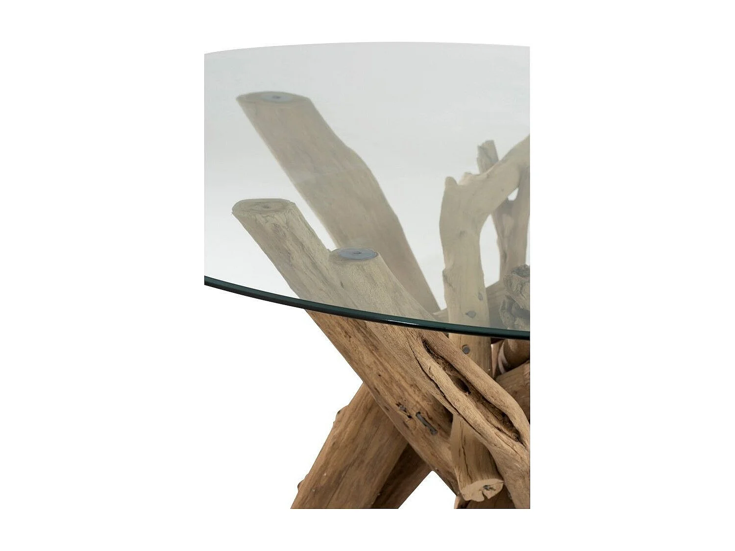 Table à Manger Design "Branches" 128cm Naturel