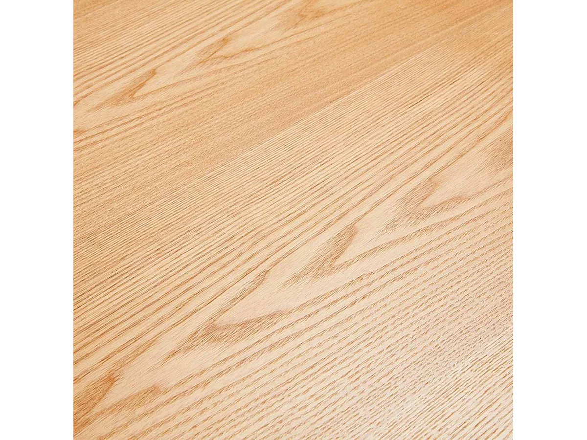 Table à Manger en Bois "Laby" 200cm Naturel & Noir