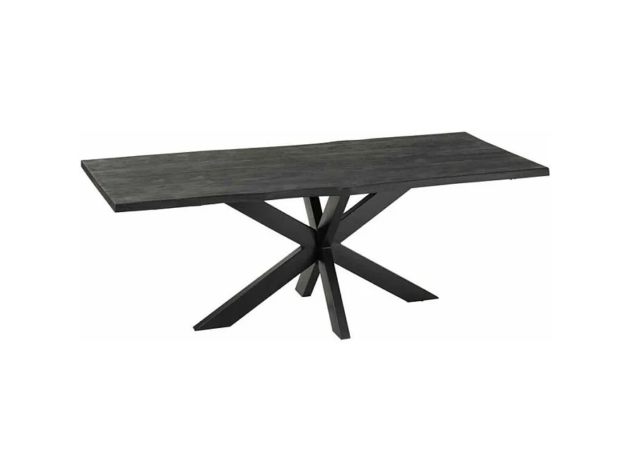 Table de Repas en Bois "Gérard" 200cm Noir