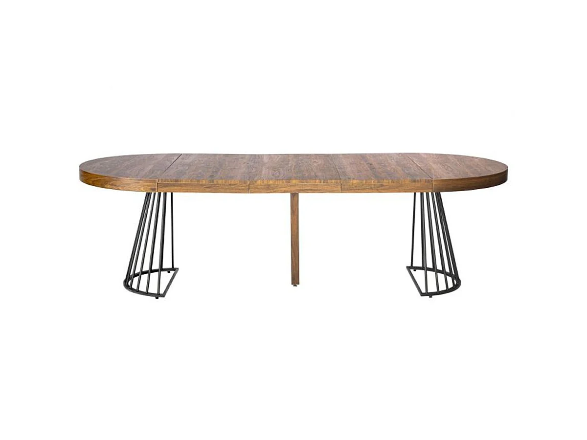 Table de Repas Extensible "Virginia" 110-260cm Naturel