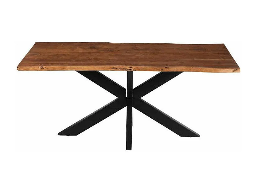 Table de Repas en Bois "Gérard" 180cm Marron