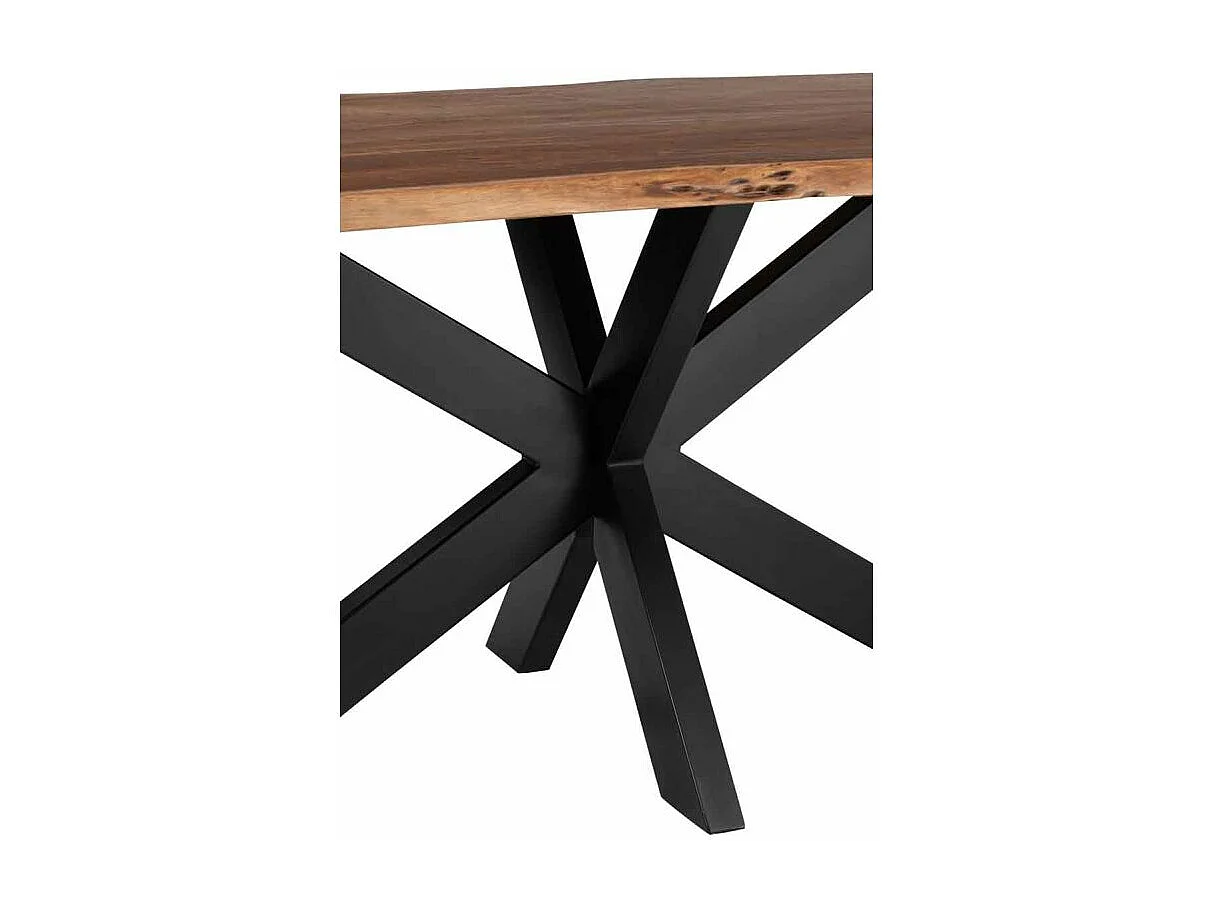 Table de Repas en Bois "Gérard" 180cm Marron