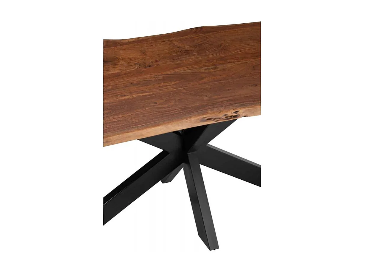 Table de Repas en Bois "Gérard" 180cm Marron