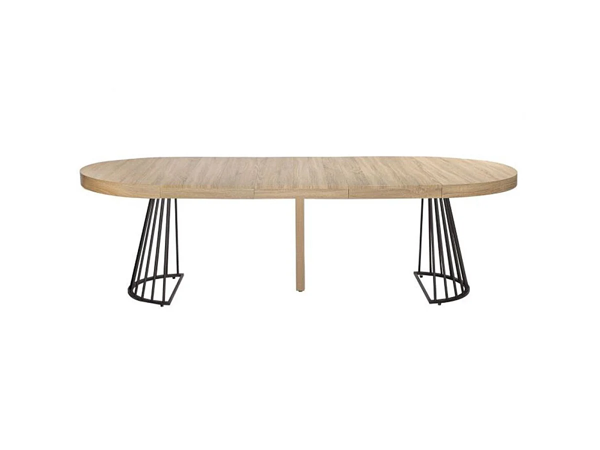 Table de Repas Extensible "Virginia" 110-260cm Beige