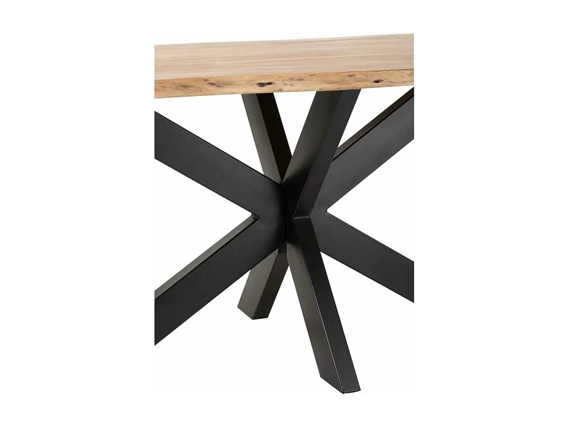 Table de Repas en Bois "Gérard" 180cm Naturel