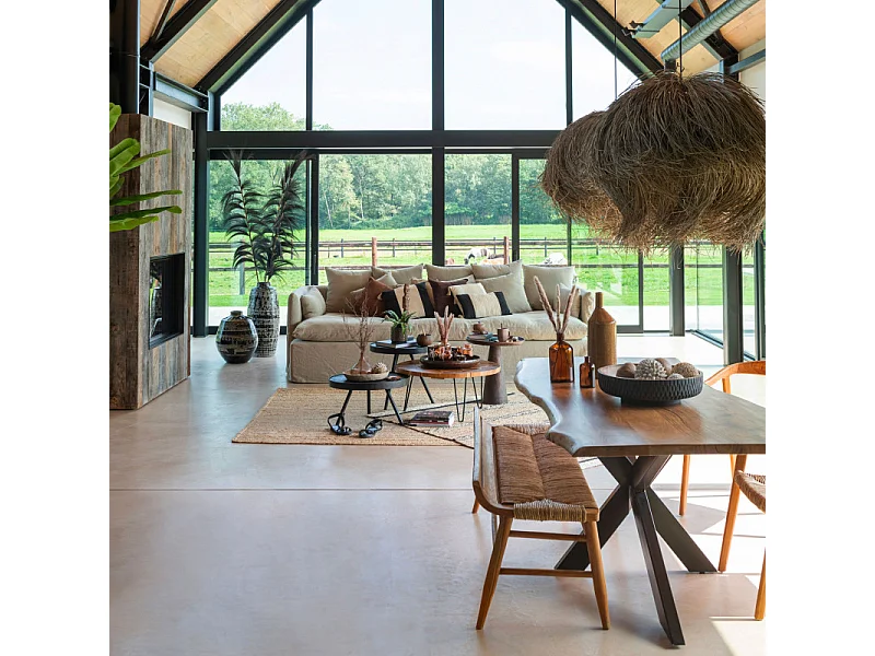 Table de Repas en Bois "Gérard" 180cm Naturel