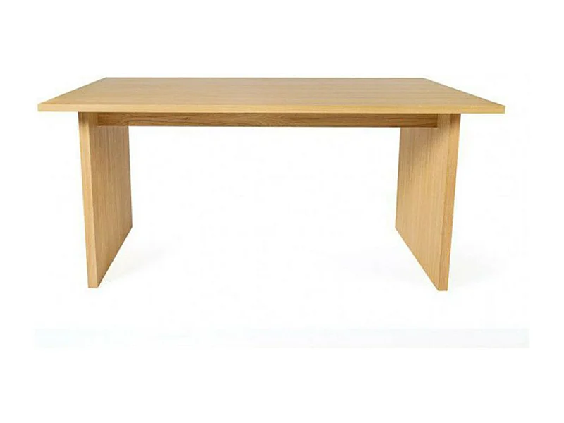 Table à Manger Design en Bois "Stripe" 160cm Naturel