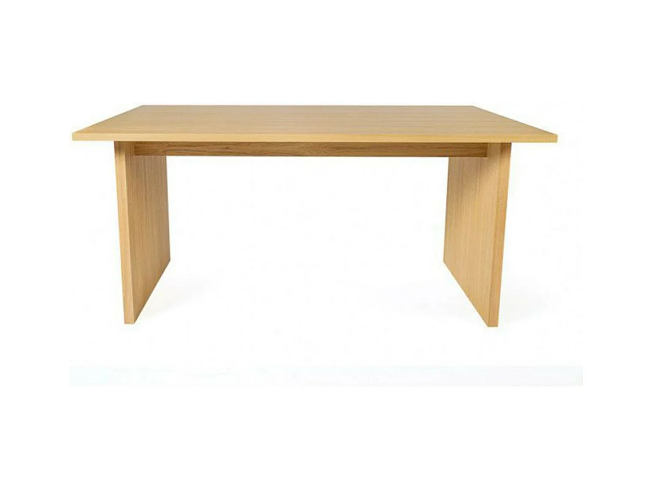 Table à Manger Design en Bois "Stripe" 160cm Naturel