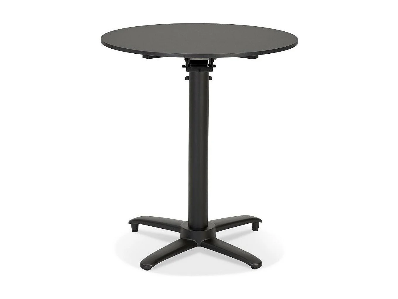 Table de Repas Pliable Design "Ludmila" 76cm Noir