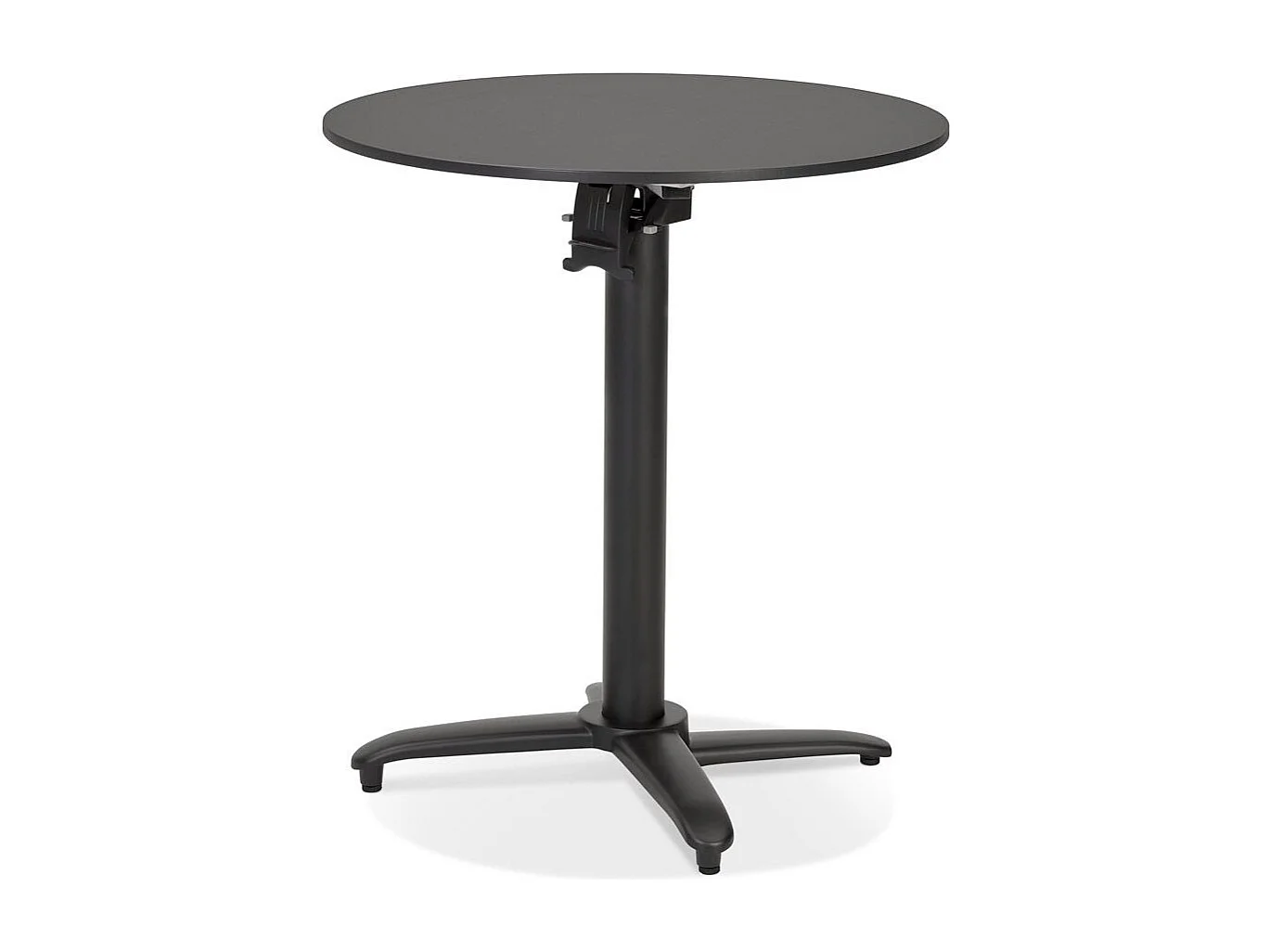 Table de Repas Pliable Design "Ludmila" 76cm Noir