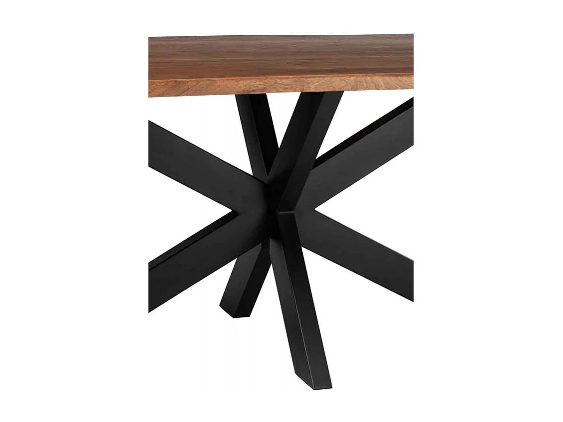 Table de Repas en Bois "Gérard" 200cm Marron