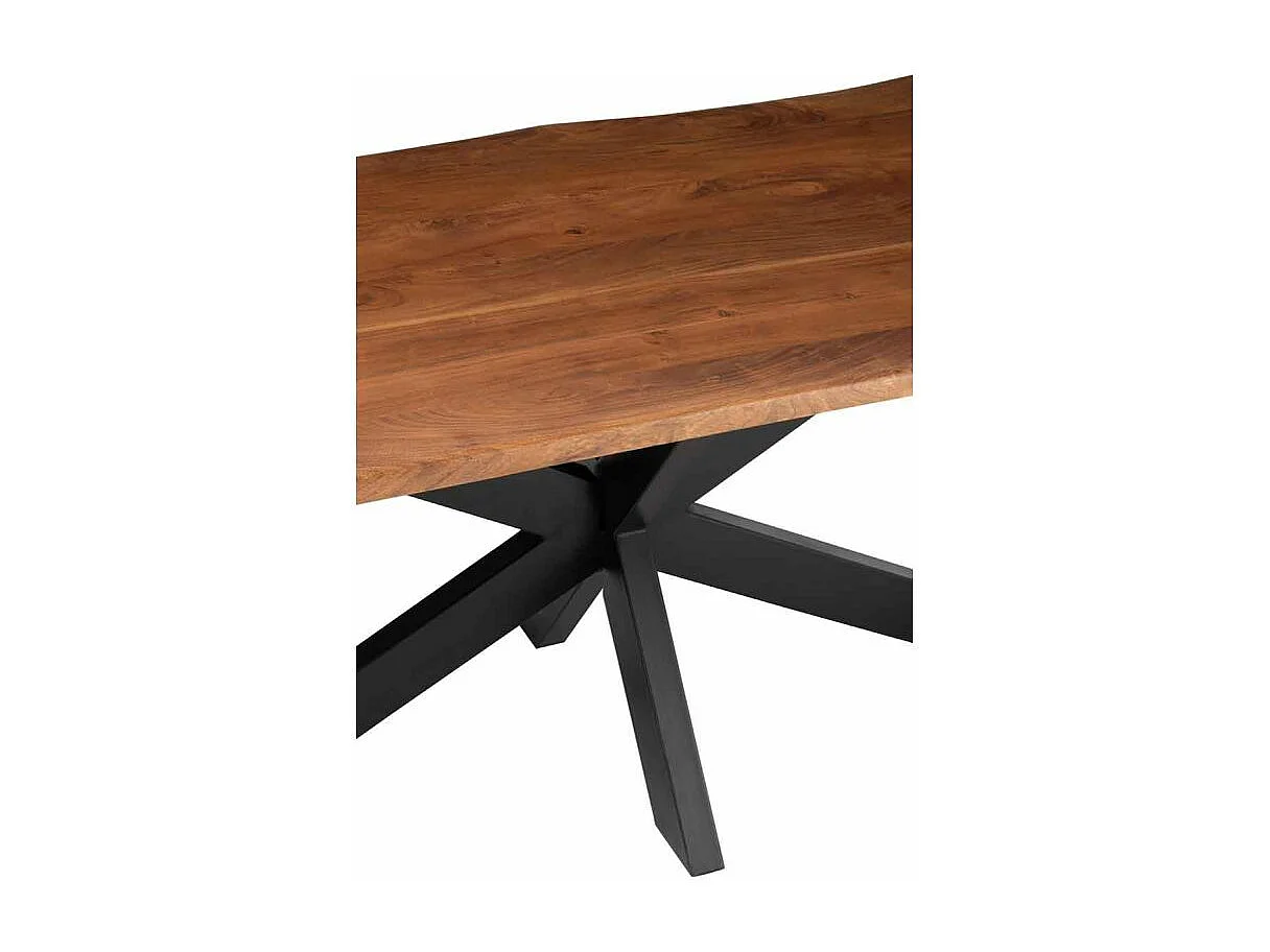 Table de Repas en Bois "Gérard" 200cm Marron