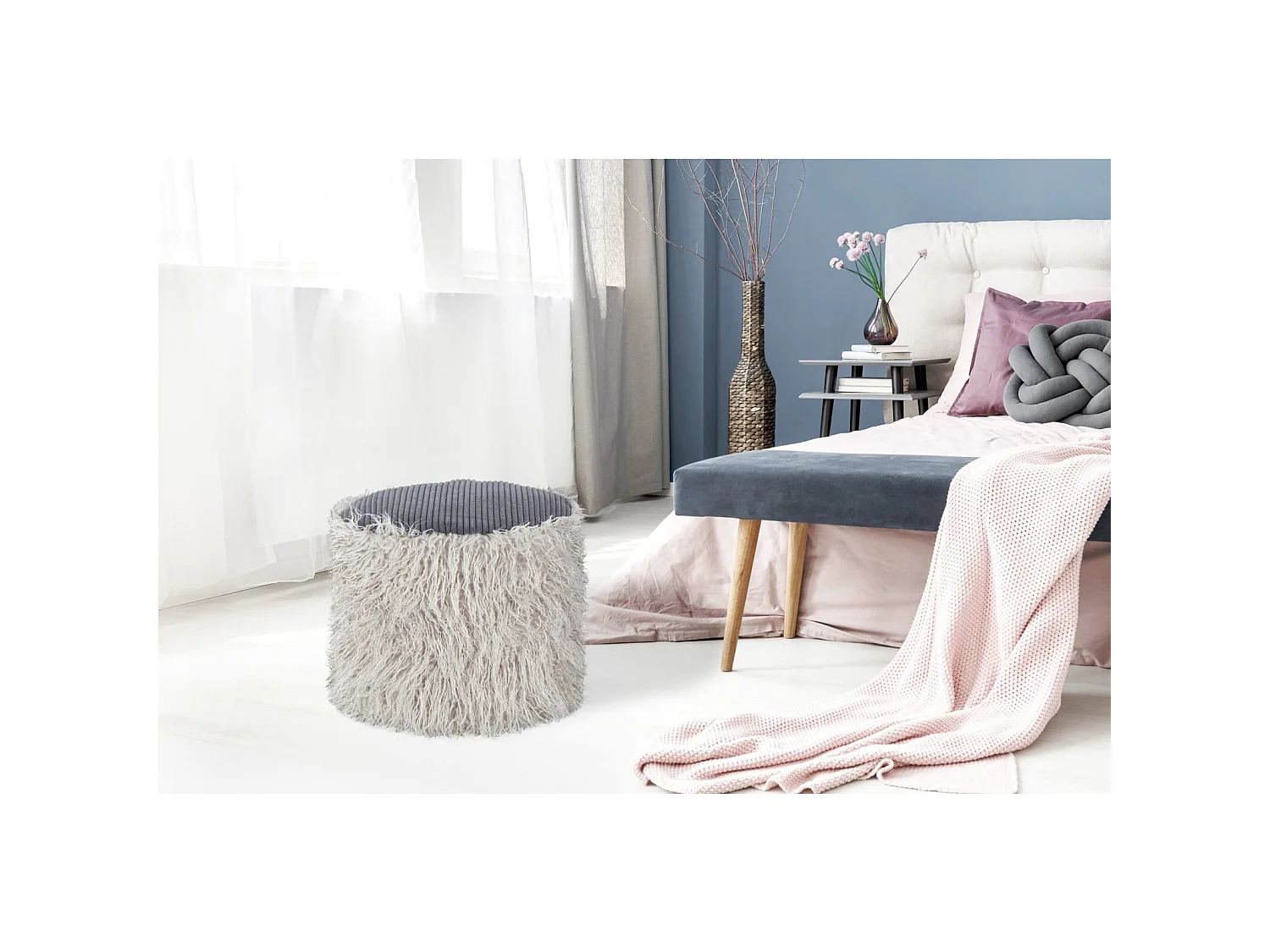 Pouf fourrure fur 125