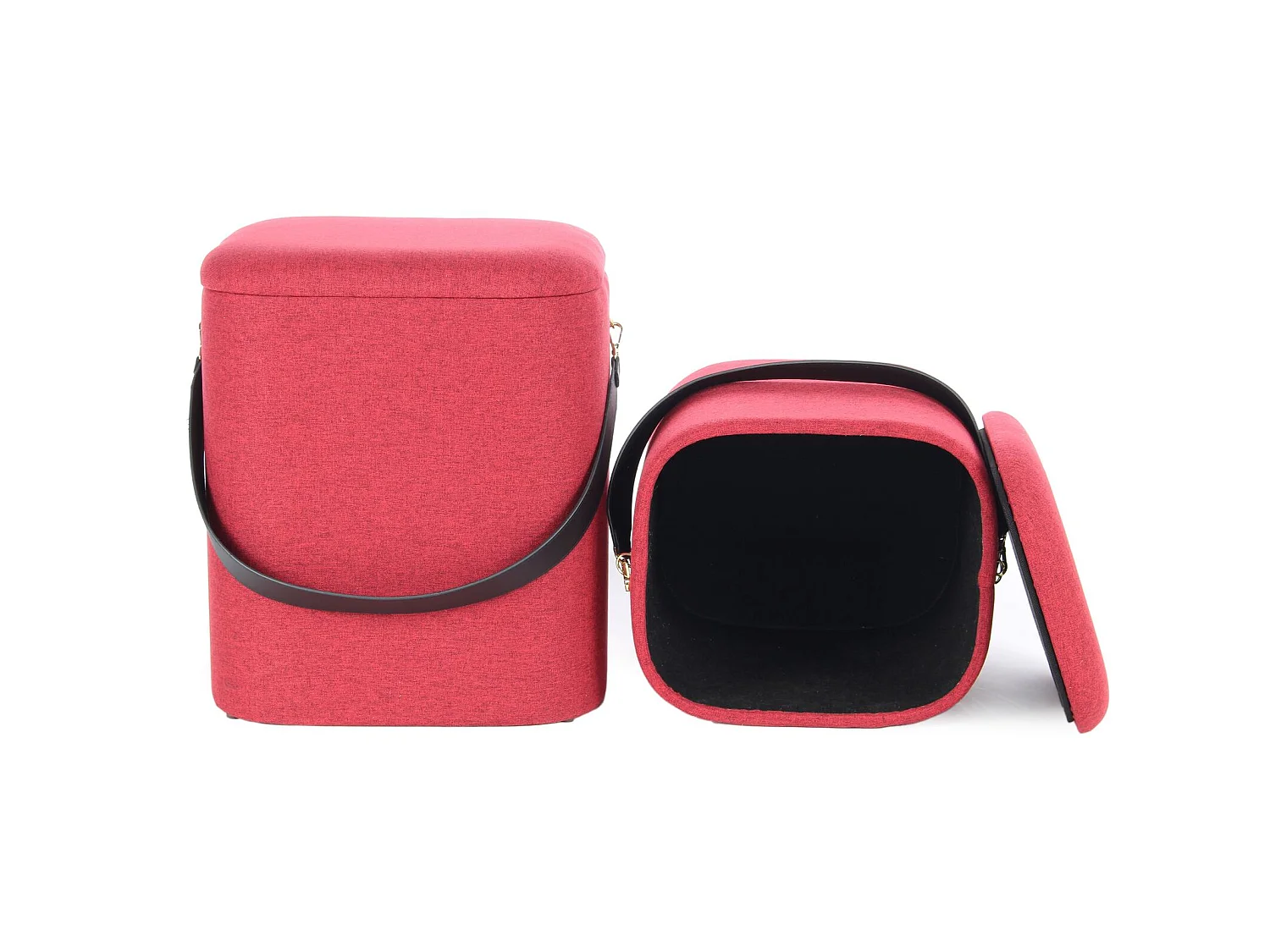 Poufs gigognes arabella (lot de 2)