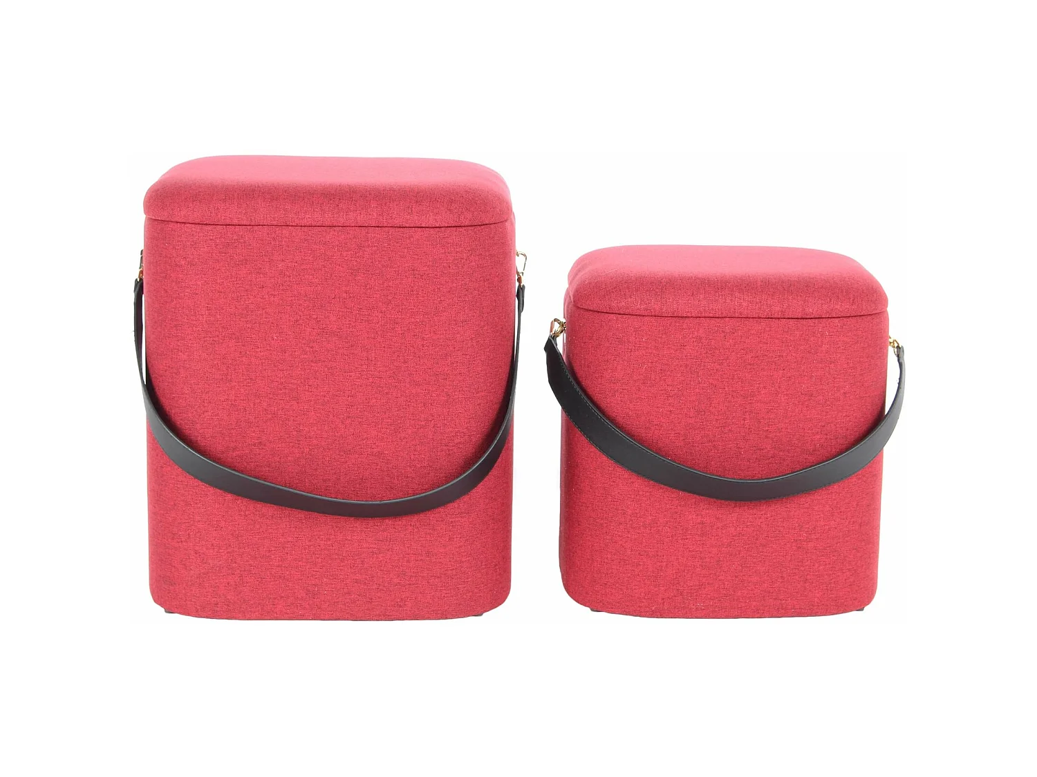 Poufs gigognes arabella (lot de 2)