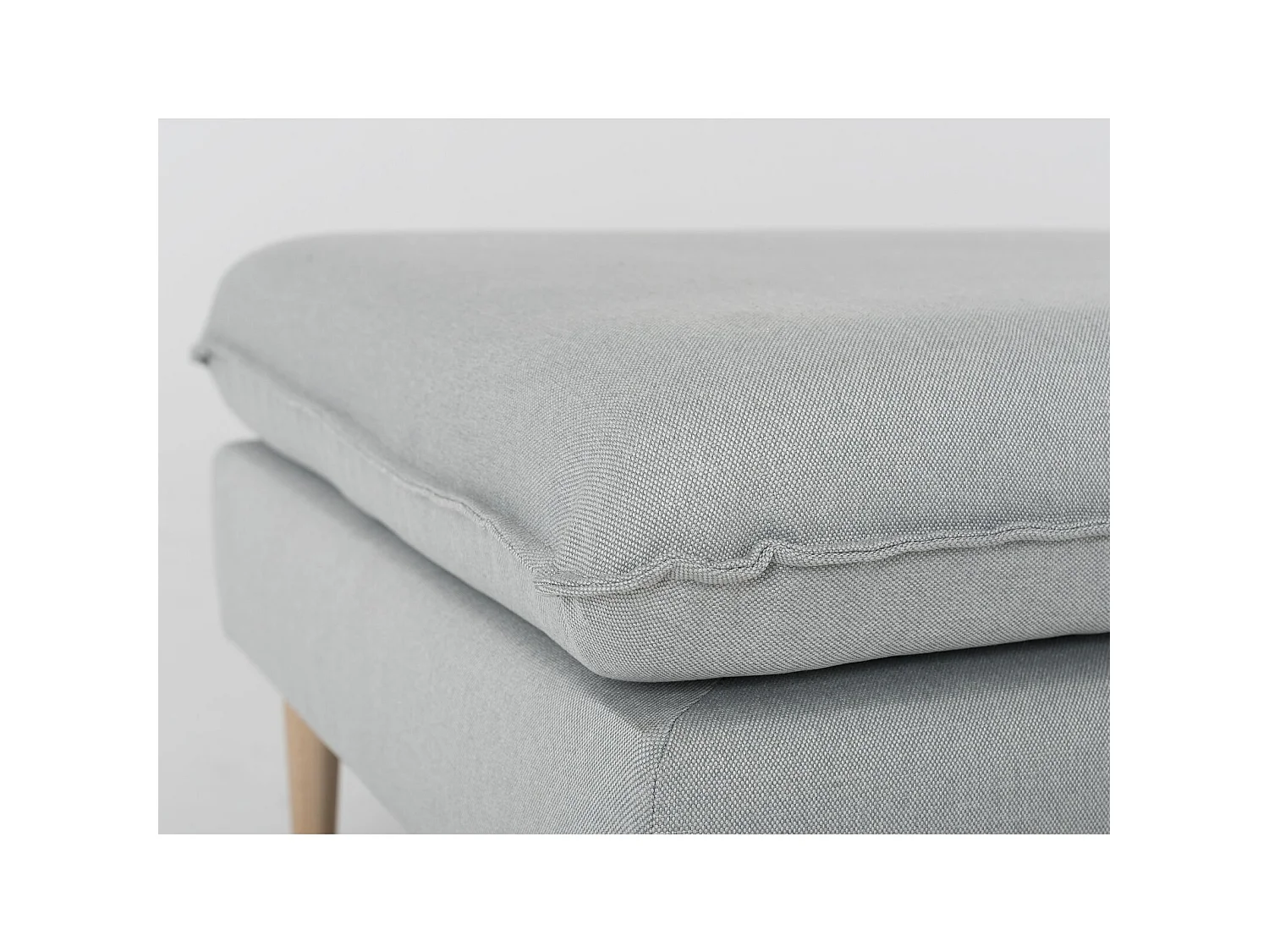 Pouf posh Gris platine