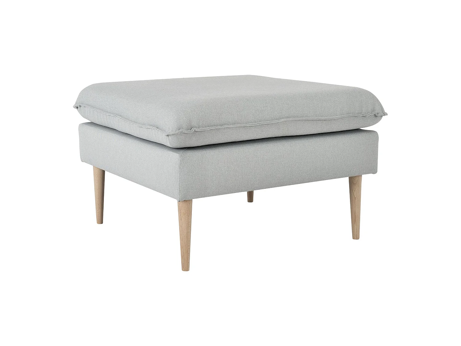 Pouf posh Gris platine